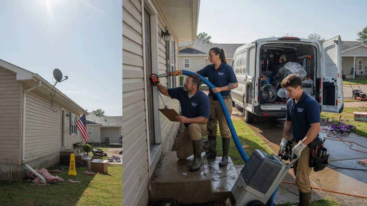 Ceiling Water Damage Restoration in Brandon, TX near me